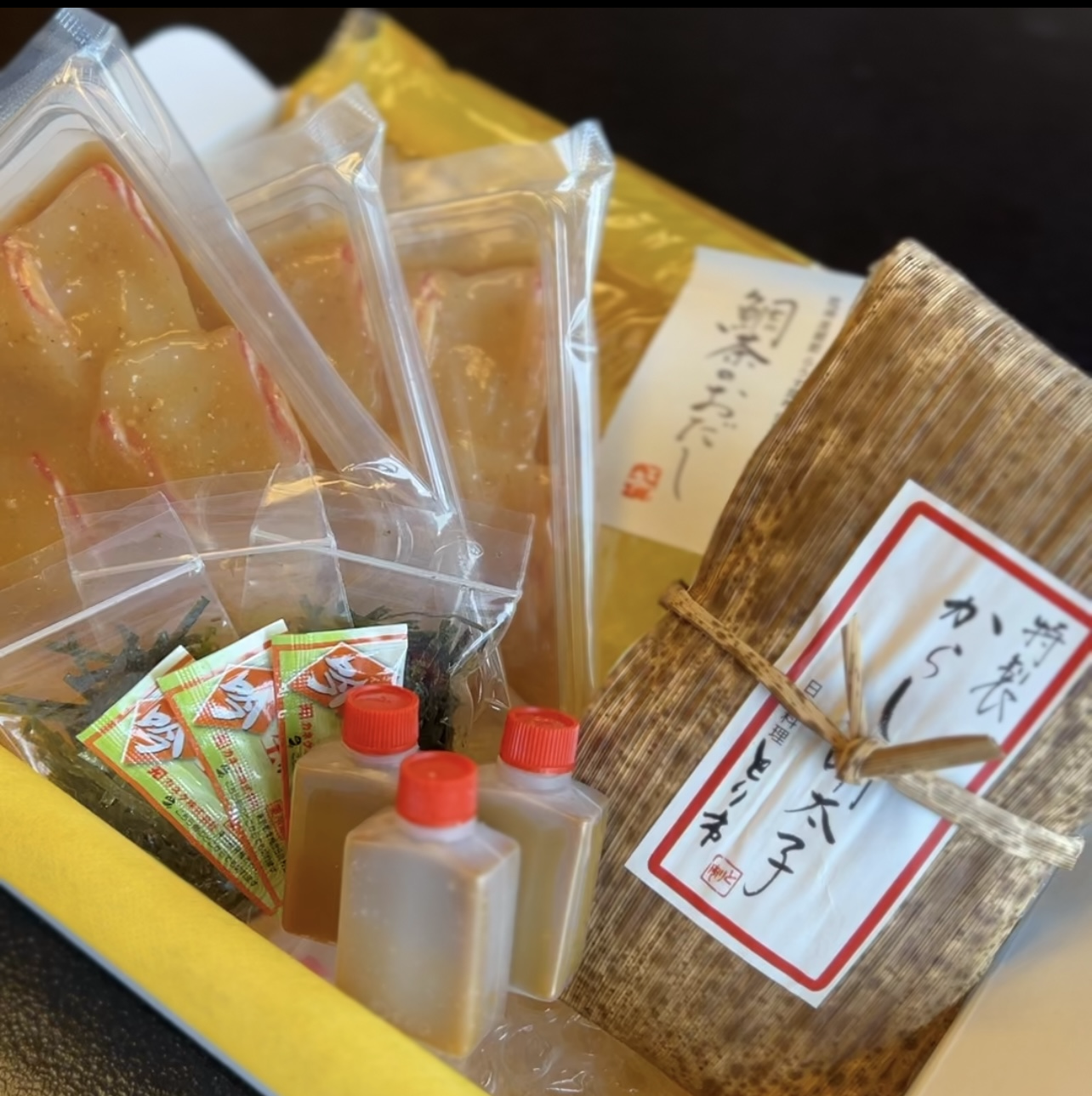 鯛だし茶漬とからし明太子セット