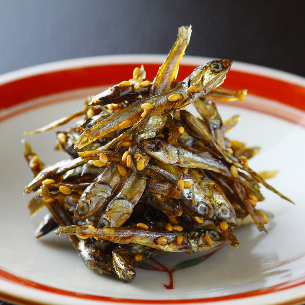 ごまめ 120g (竹かご入り)