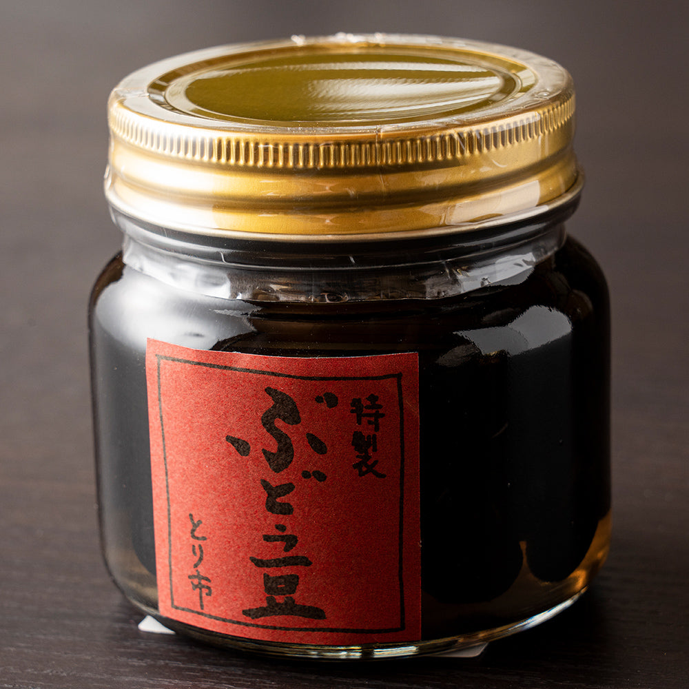 ぶどう豆(黒豆甘煮)と栗渋皮煮セット